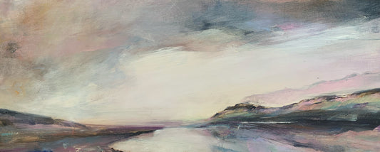 Here in the silence (54cms x 22cms)