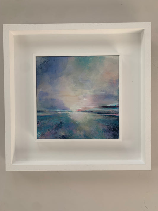 Rose pink light of dawn